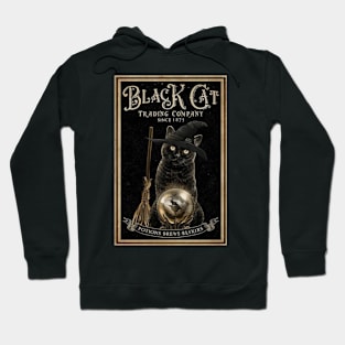 Black cat trading company Hoodie